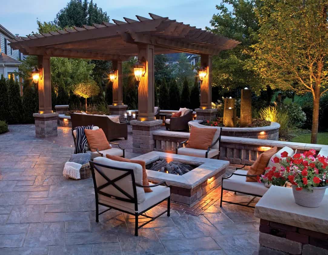 Backyard paving and landscaping design Melbourne