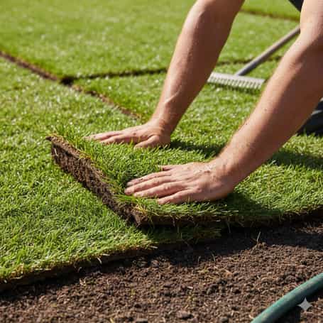 Instant turf installation Melbourne