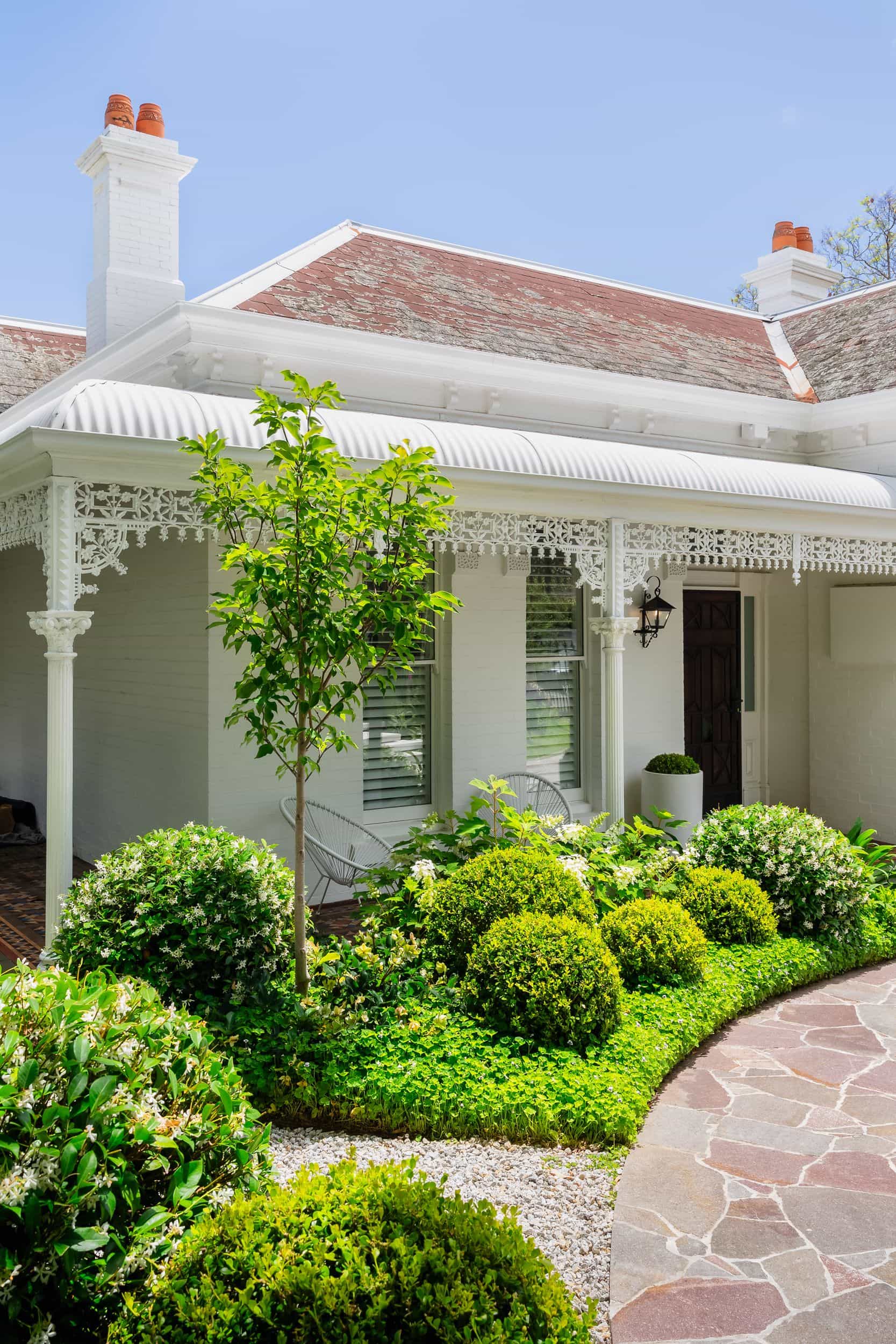 Luxury backyard landscaping