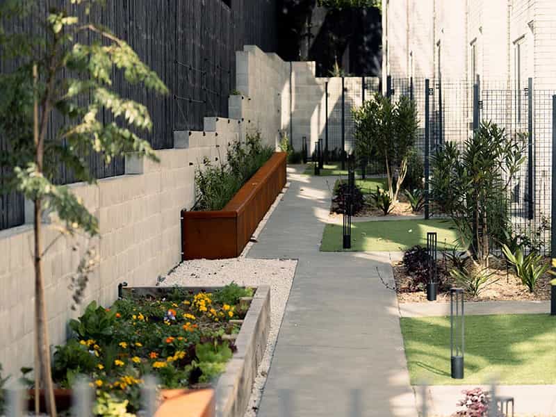 Office garden landscaping Toorak