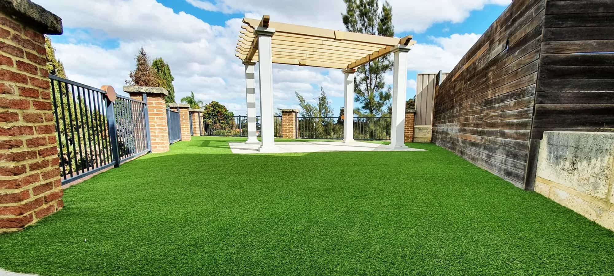 Artificial turf installation Preston backyard