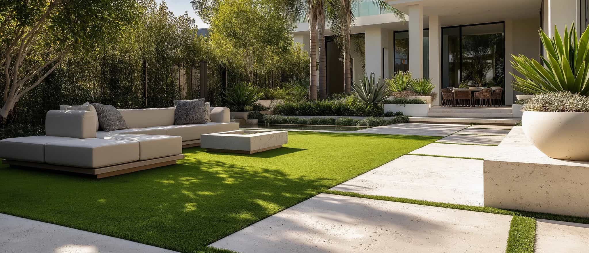 Artificial turf installation Toorak residential backyard
