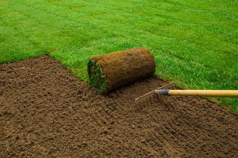 Front yard lawn levelling Melbourne