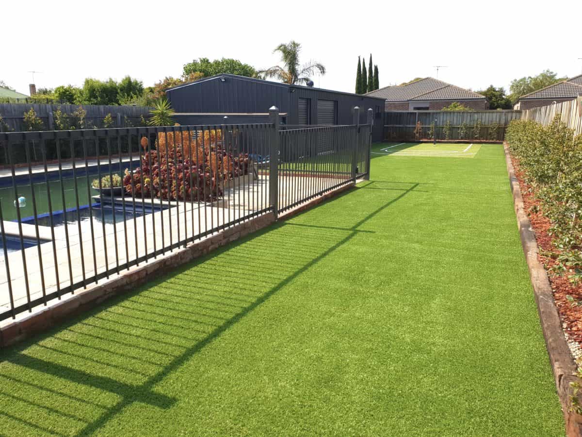 Artificial turf installation near Northcote