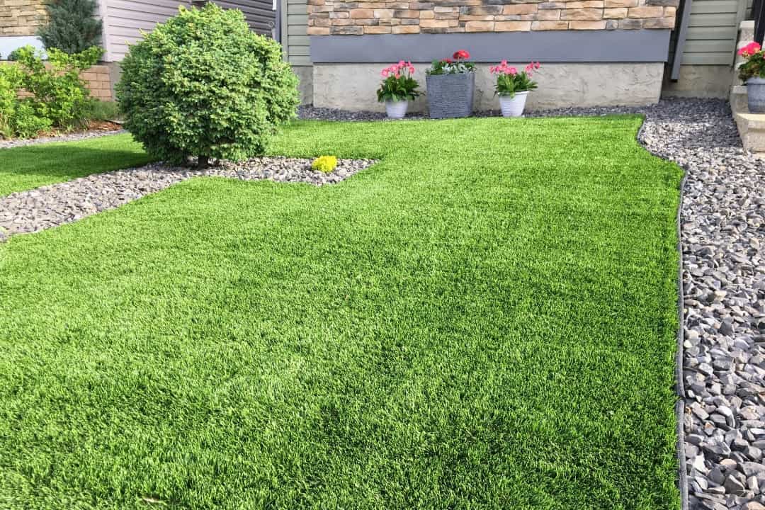 Artificial turf installation Preston backyard